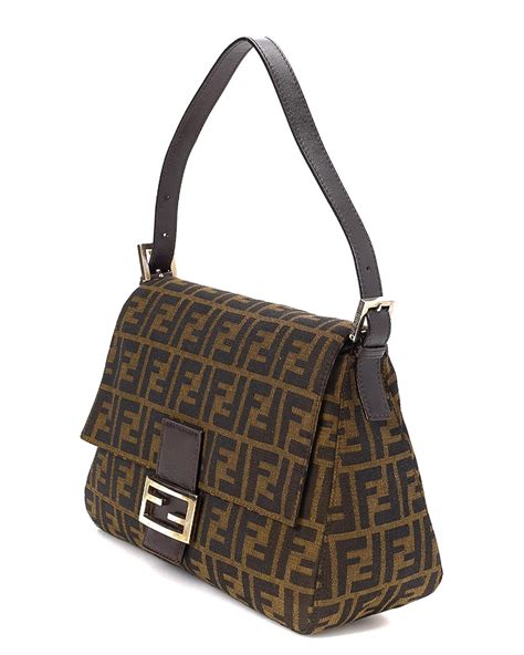 fendi baguette bag zucca canvas|vintage fendi zucca crossbody bag.